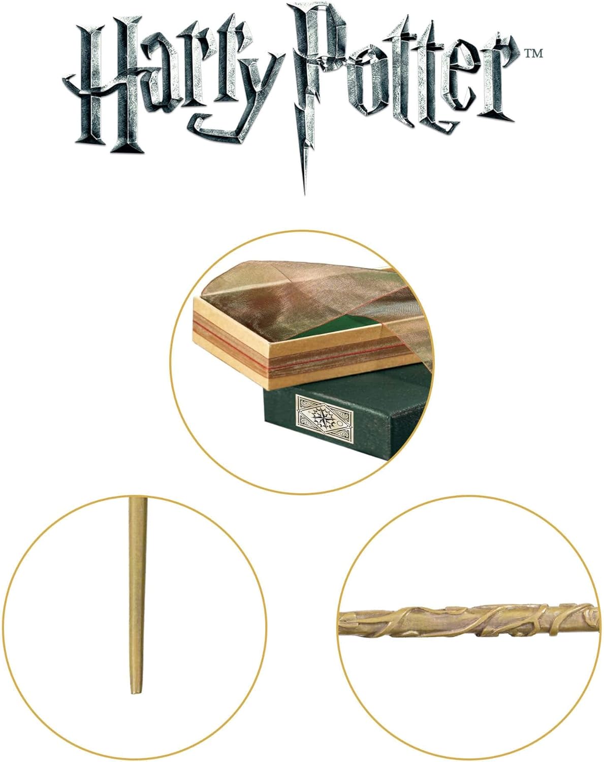 Hermione Granger's Wand with Ollivanders Wand Box U8706