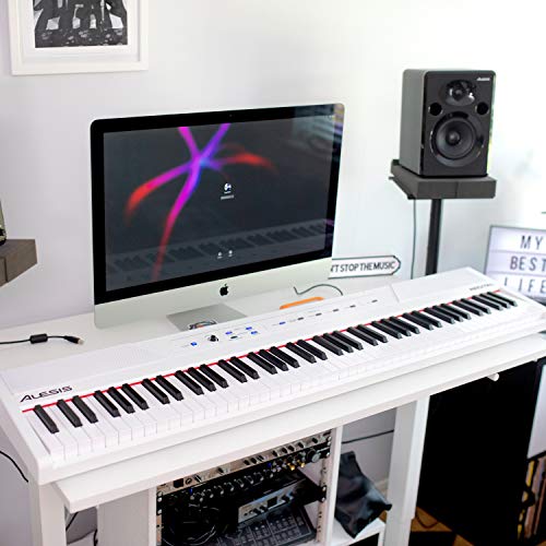 Alesis Recital 88 Key Digital Piano Keyboard with Semi Weighted Keys Q3138