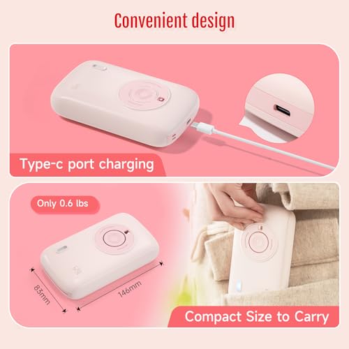 HPRT CP2100 Portable Mini Photo Printer for iPhone Smartphone Bluetooth (Pink) O272430