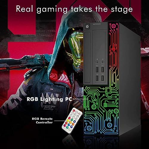 Dell RGB Gaming Desktop PC, Intel Core i5, 16GB RAM, 512GB SSD, 24" Monitor, Renewed I1938