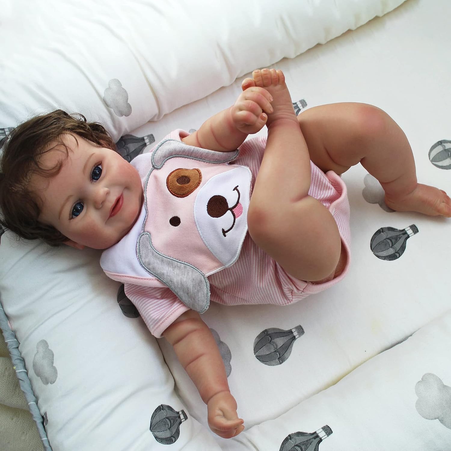 Reborn Baby Doll Girl Maddie - 20 Inch Realistic Soft Vinyl Doll Gift for Kids 3+ O576404