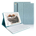 HOTLIFE Keyboard Case 9.7 for iPad 2018 6th Gen iPad Pro 9.7" 2017 5th Gen, iPad Air 2/Air, Wireless Detachable Keyboard, Multiple Angle Stand Honeycomb Cover with Pencil Holder