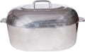 Cajun Cookware Aluminum Roaster Pan with Lid - 15-inch Roasting Pot - Easy to Clean Oval Cookware