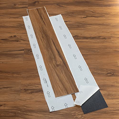 Self Adhesive Vinyl Flooring Planks Wood Effect Waterproof Grey 36pcs U963416