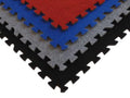 Square Brands - Interlocking Foam Floor Carpet Tiles - 24" x 24" x 3/8" Gray - Puzzle Flooring Rug Tiles for Living Room - Soft EVA Foam Carpet Squares for Home, Classroom