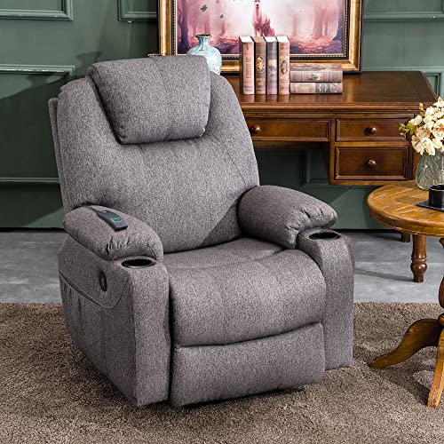 MCombo Small Power Lift Recliner Chair for Elderly with Heat and Massage, USB & Type C Ports J262