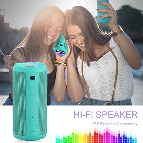 Ortizan Portable Bluetooth Speaker IPX7 Waterproof 24W Loud Sound, Black J77282