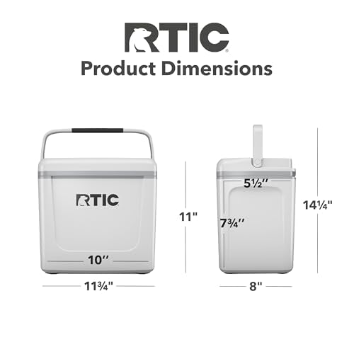 RTIC 8 QT Road Trip Personal Cooler, Insulated Portable Ice Chest A139
