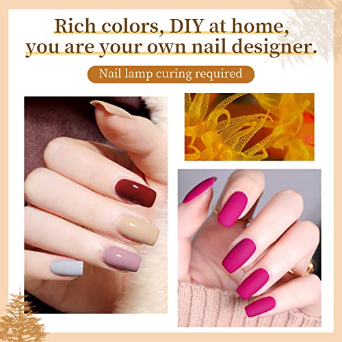 JODSONE Gel Nail Polish Kit with Mini UV LED Lamp M35191