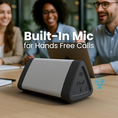 OontZ Angle 3 Portable Bluetooth 5.4 Speaker, IPX5 Water-Resistant, Black B762769