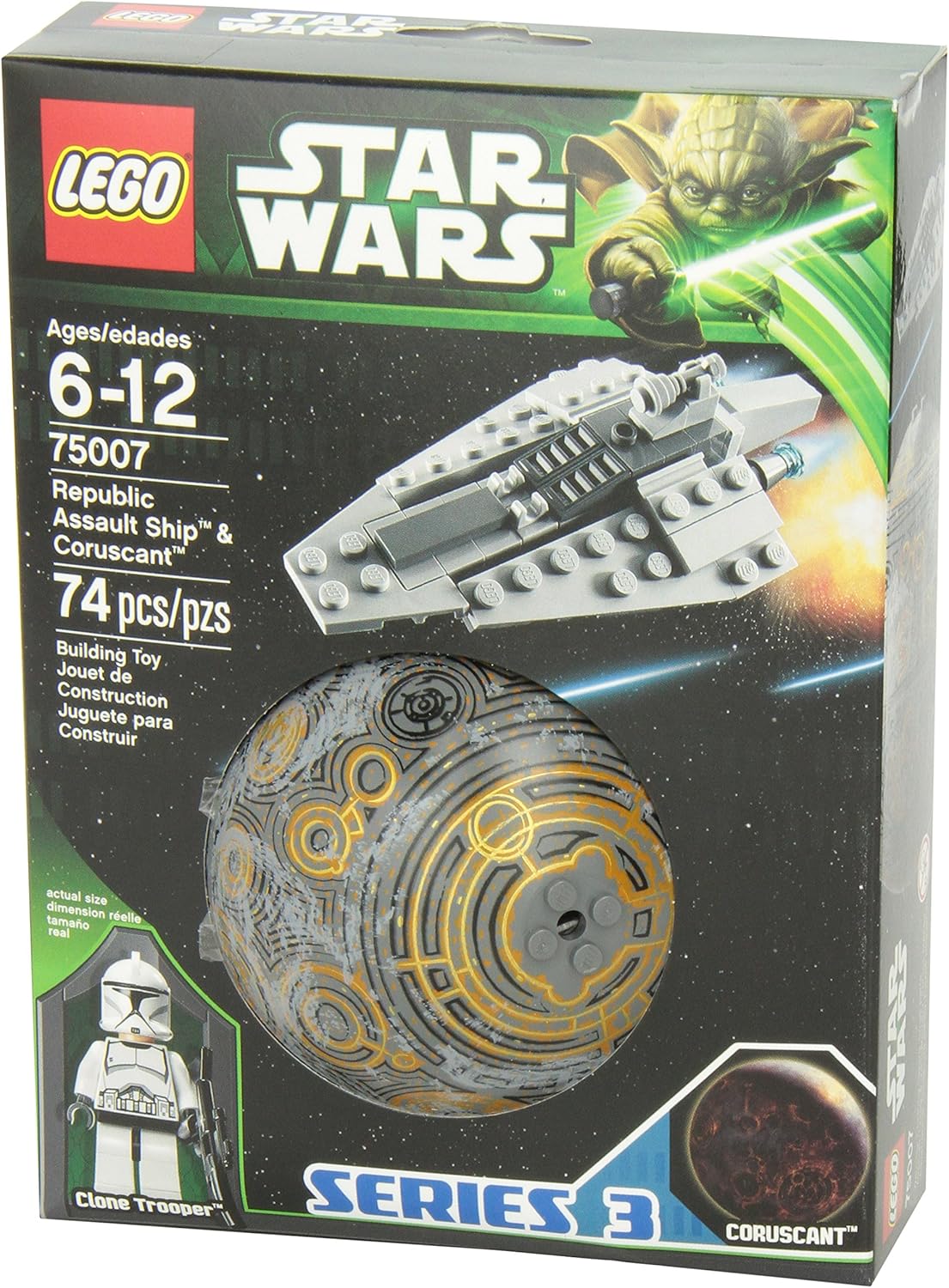 LEGO Star Wars Republic Assault Ship and Coruscant 75007 T208261