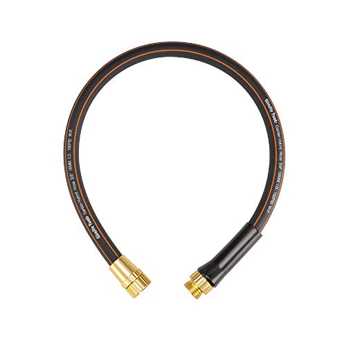 Giraffe Tools Garden Hose 100ft x 5/8", Heavy Duty Flexible Hybrid Hose Q38065