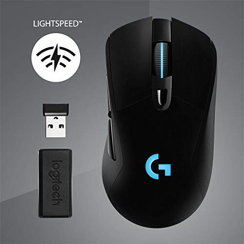 Logitech G703 Lightspeed Wireless Gaming Mouse with Hero 25K Sensor, Black L807272