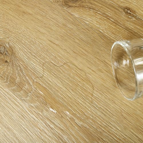 Interlocking Vinyl Flooring Planks 36" x 6", 5mm, Brown or Grey U502793