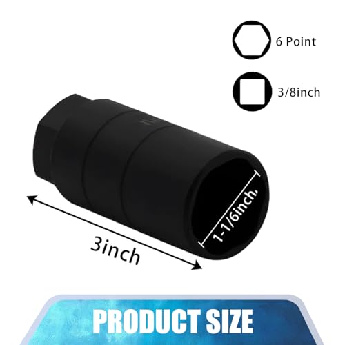 Miytsya Car Oil Pressure Sensor Disassembly Tool, Waterproof Metal, Black F83632