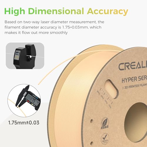Creality PLA Plus Filament 1.75mm Rainbow Multicolor 1KG Spool O376011