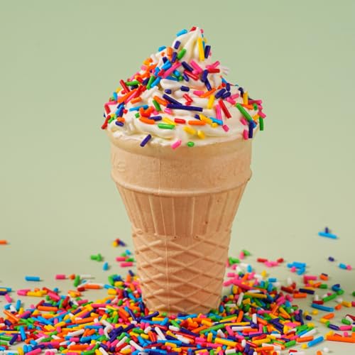 Christmas Sprinkles Bulk 1 lb - Red White Green Round Baking Toppings O347849