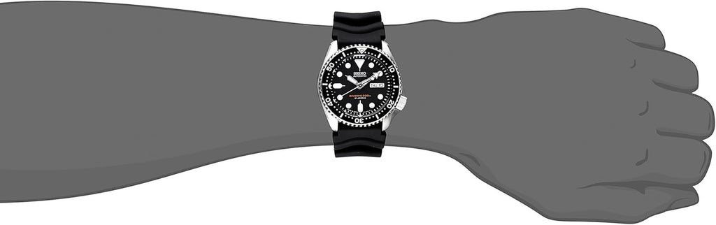 Seiko SKX007J1 Automatic Black Rubber Diver's Watch P86662