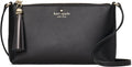 Kate Spade New York Ivy Street Amy Leather Crossbody Bag Purse in Black