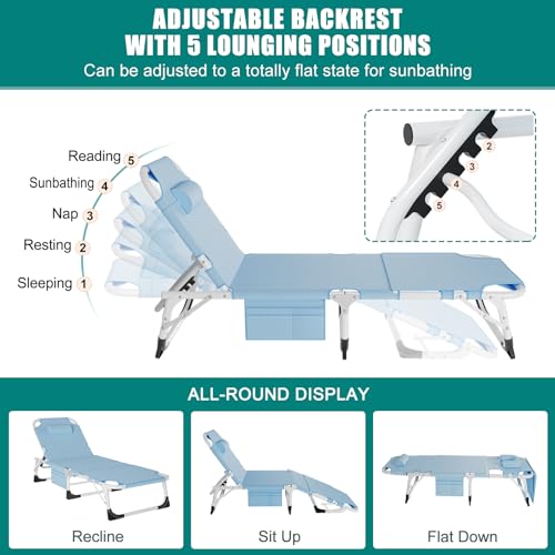 DoCred Folding Camping Cot with Mattress, 2 Pack, Heavy Duty for Adults, Portable with Carry Bag C814529