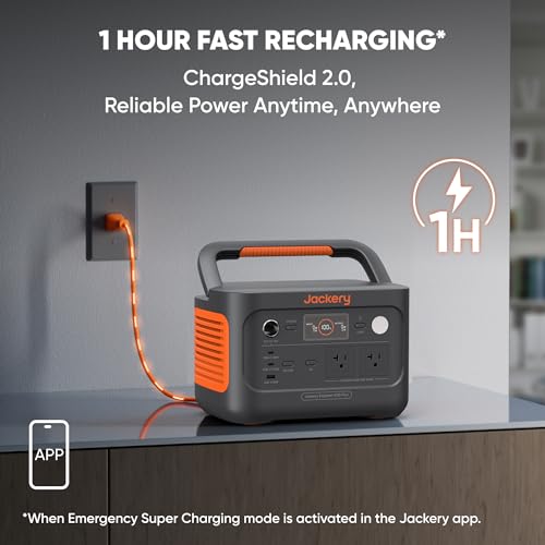Jackery Explorer 600 Plus Portable Power Station 632Wh LiFePO4 Battery U101