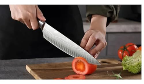 Damascus Steel Kitchen Knife Set of 5 O7210