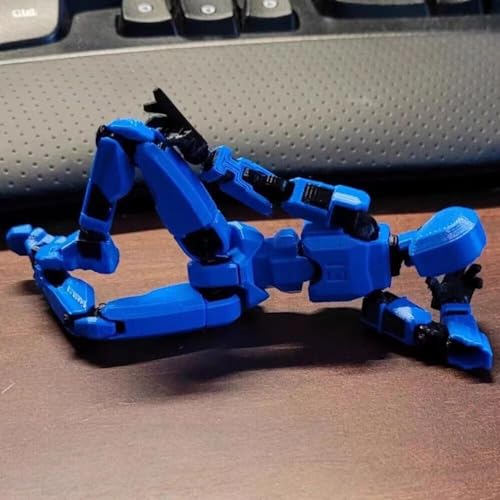 Titan 13 Action Figure Set, 3D Printed Multi-Jointed Dummy Robot (9pcs) Z973804