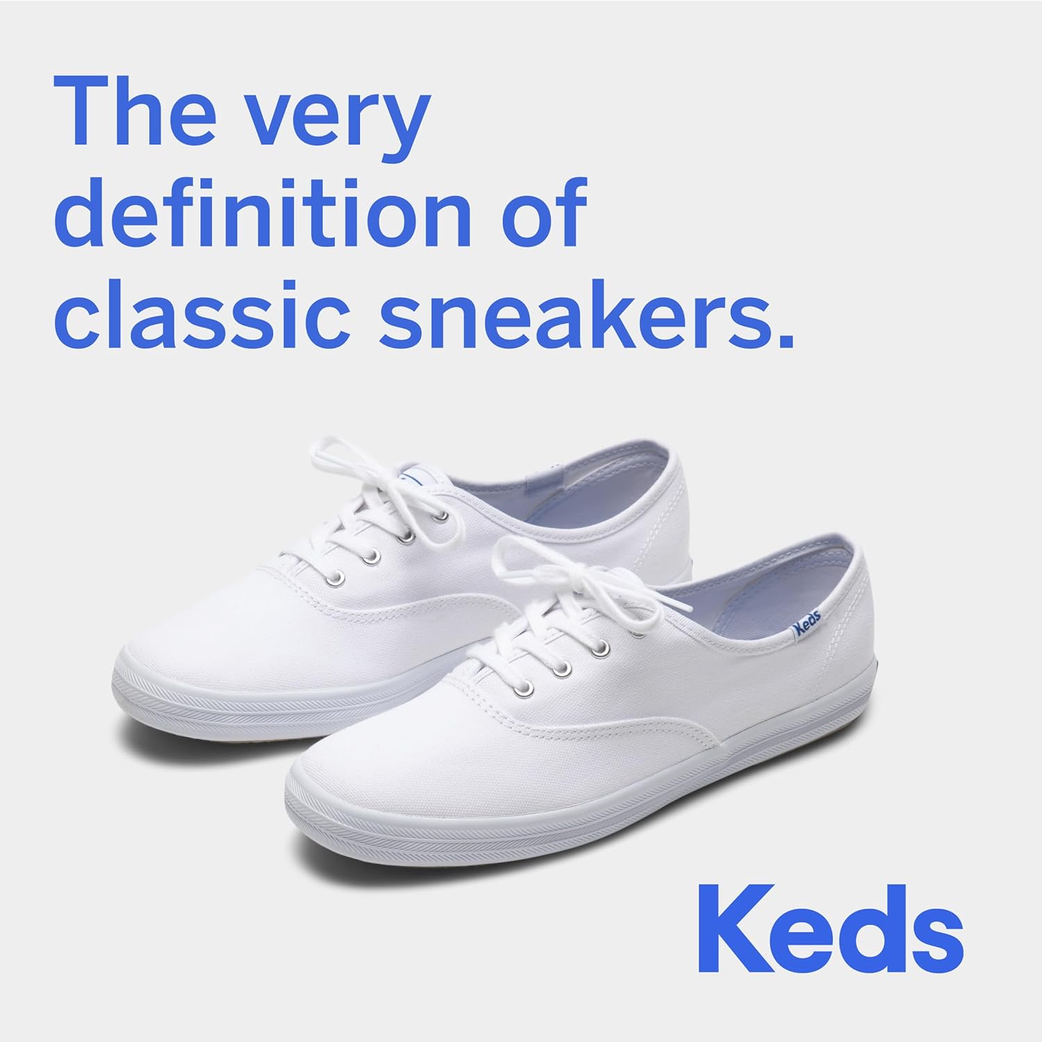 Keds Women's Champion Canvas Sneaker White 8.5 W98640