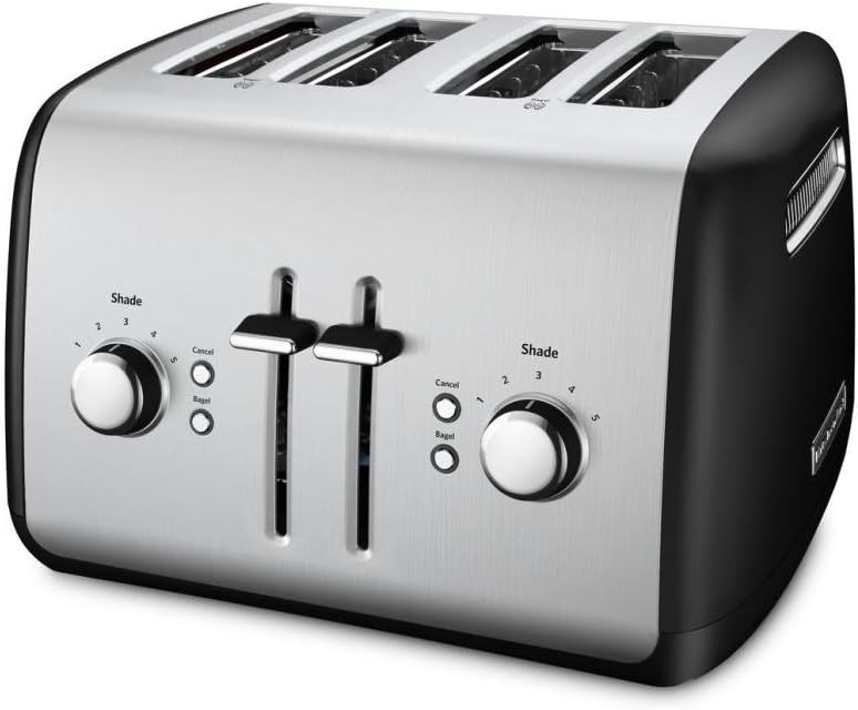 KitchenAid KMT4115OB 4-Slice Toaster with Manual High-Lift Lever by KitchenAid