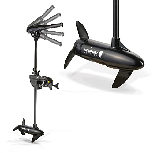 Newport X-Series 55lb Transom Mounted Saltwater Trolling Motor with LED Battery Indicator D62963