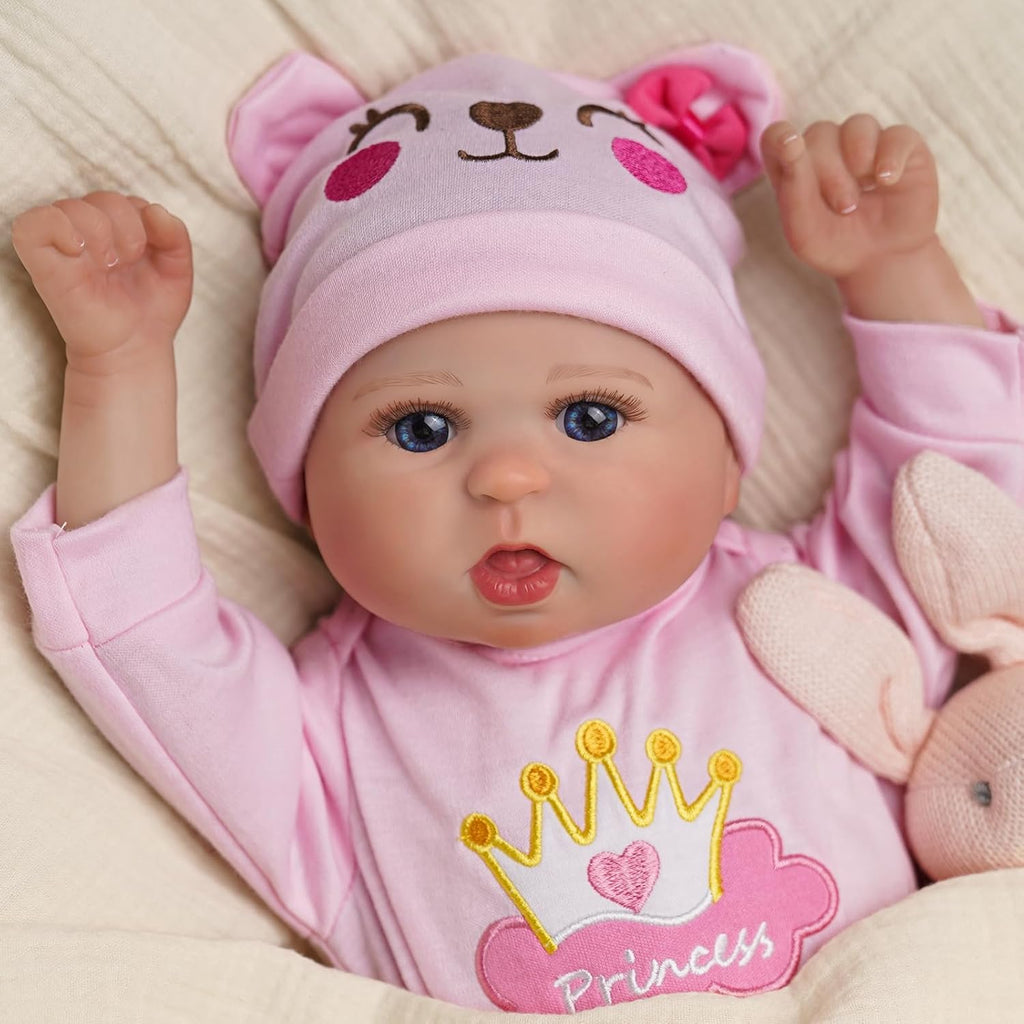 JIZHI Reborn Baby Dolls 20-Inch Soft Vinyl Girl with Gift Box Y172