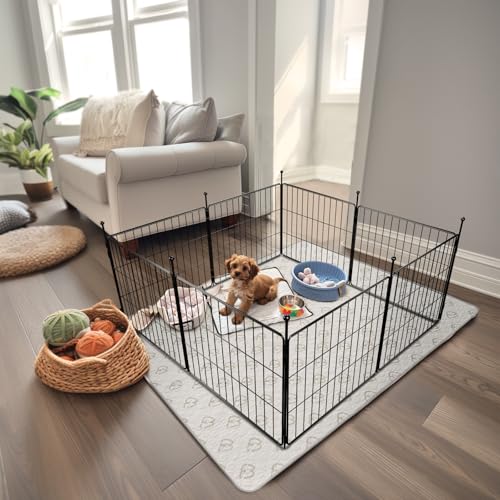 FXW MiniPaws Dog Playpen 8 Panels Portable for Indoor & Outdoor Y720