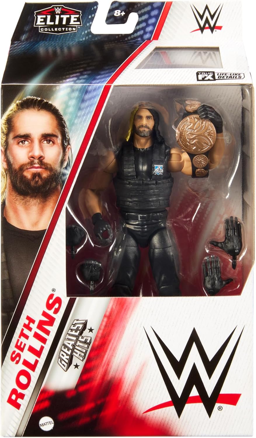 Mattel WWE Elite Seth Rollins Action Figure 6-Inch Collectible V2205