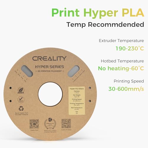 Creality PLA Plus Filament 1.75mm Rainbow Multicolor 1KG Spool O376011