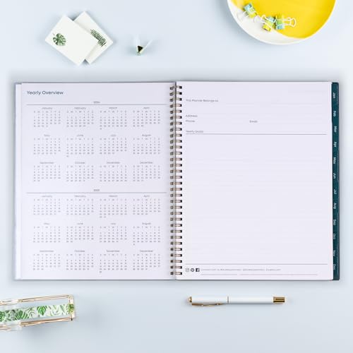Blue Sky 2024 Weekly and Monthly Planner, 8.5" x 11", Wirebound I56746