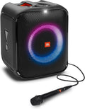 JBL PartyBox Encore Essential Bluetooth Karaoke Party Speaker with PBM100 Wired Mic Bundle