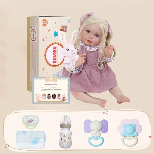 BABESIDE Lifelike Reborn Baby Doll 20" Soft Body Girl with Gift Box I2014