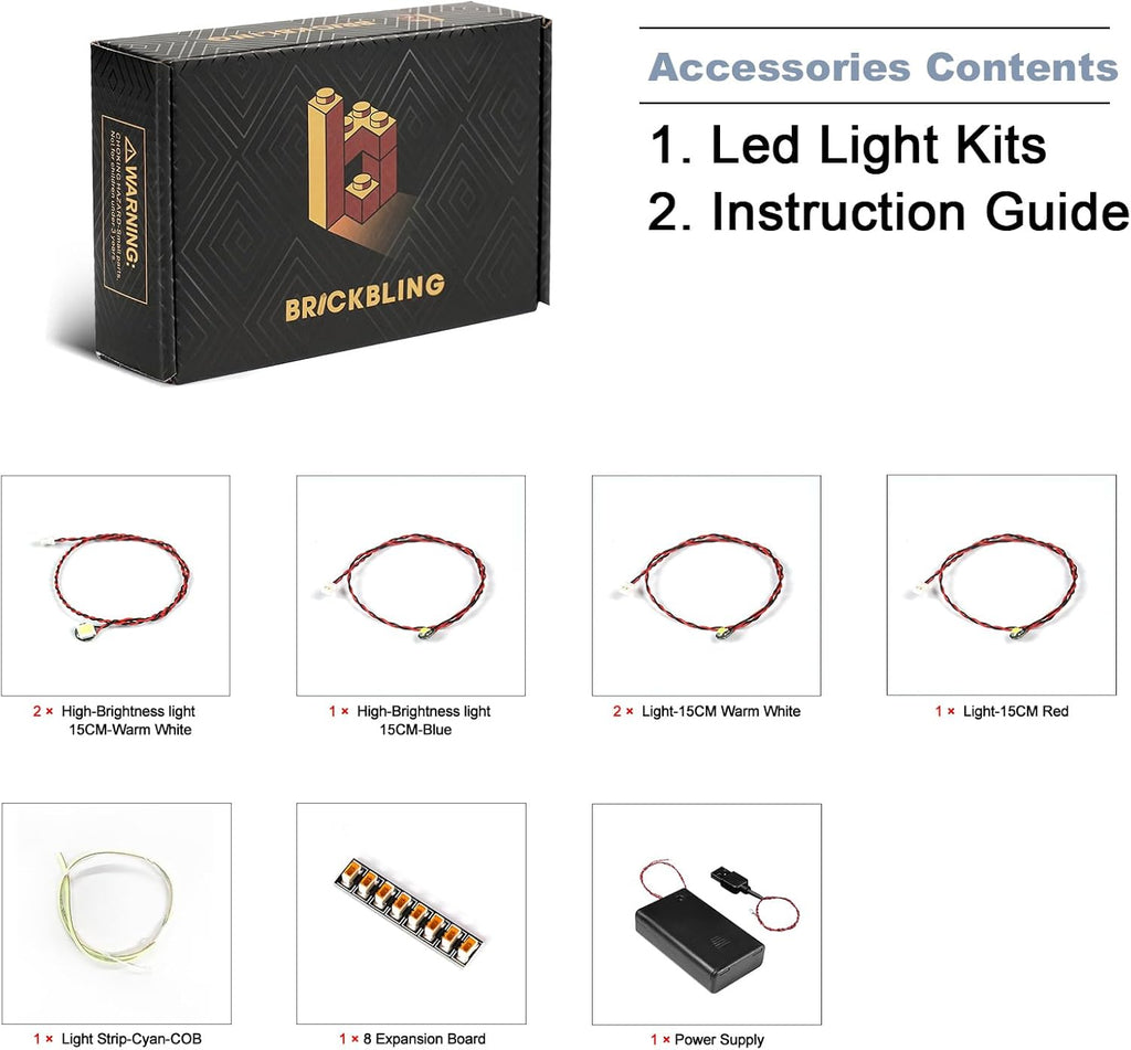 BrickBling LED Light for Lego Millennium Falcon 75375 W1687