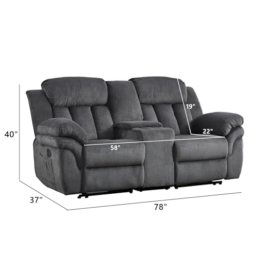 CANMOV 46" Wide Power Lift Recliner Chair for Elderly, with Massage and Heat, Light Brown K346927