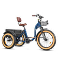 ADDMOTOR Electric Trike for Adults, 750W Rear Motor, Grandtan II Electric Trike, 85MI, 3 Wheel Electric Bikes, 450 lbs, 48V 20Ah Battery, Electric Tricycle, Etrike, Differential & Parking Brake