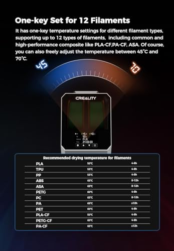 Creality 2kg Black & White PLA 1.75mm Filament Bundle for 3D Printing L6778