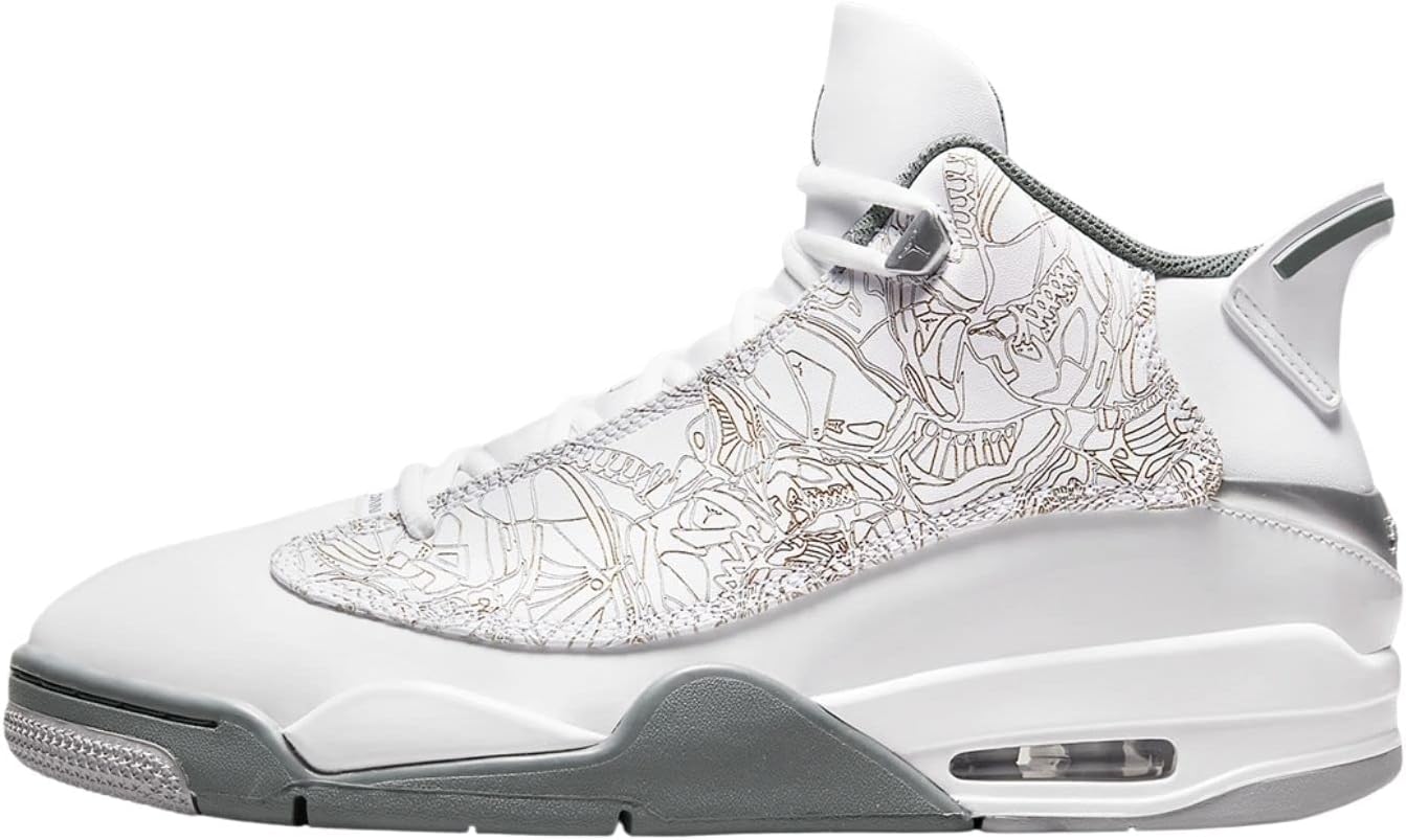 Jordan Air Dub Zero Men's Shoes Size - 12 White/Cool Grey