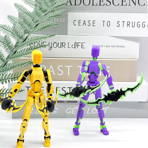 T13 Action Figure Set 2 Pack Movable Robot 3D Printed S390