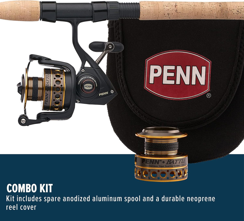 Penn Battle Spinning Reel and Fishing Rod Combo O70263