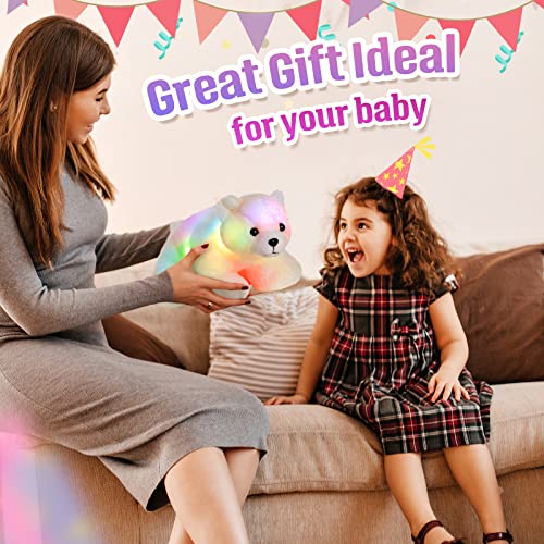 BSTAOFY 20'' Light Up Shark Stuffed Animal Glow Plush Toy I17161