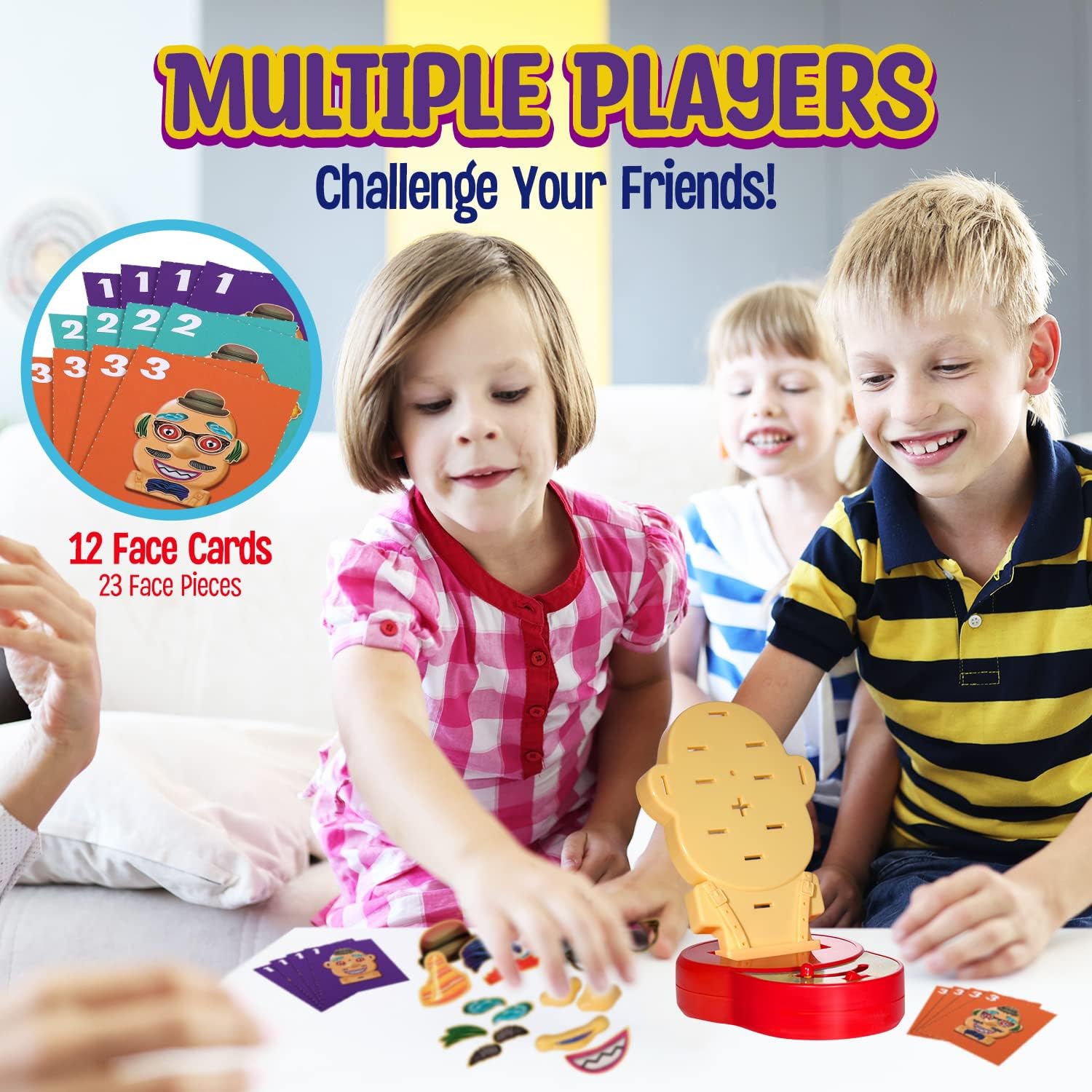 Funny Face Pop Up Game for Kids Ages 4-8, Family Board Game B26863