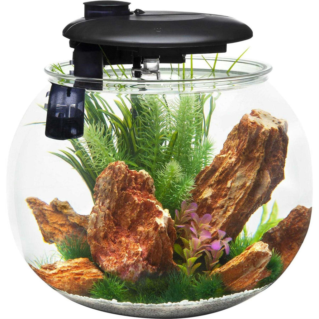 Penn-Plax Aquasphere 360 Polycarbonate Bowl-Shaped Aquarium 14 Gallon - Pet Supplies online store