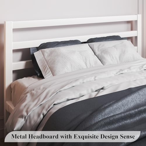 Full Size Heavy Duty Metal Platform Bed Frame with Under Bed Storage, Black R9813