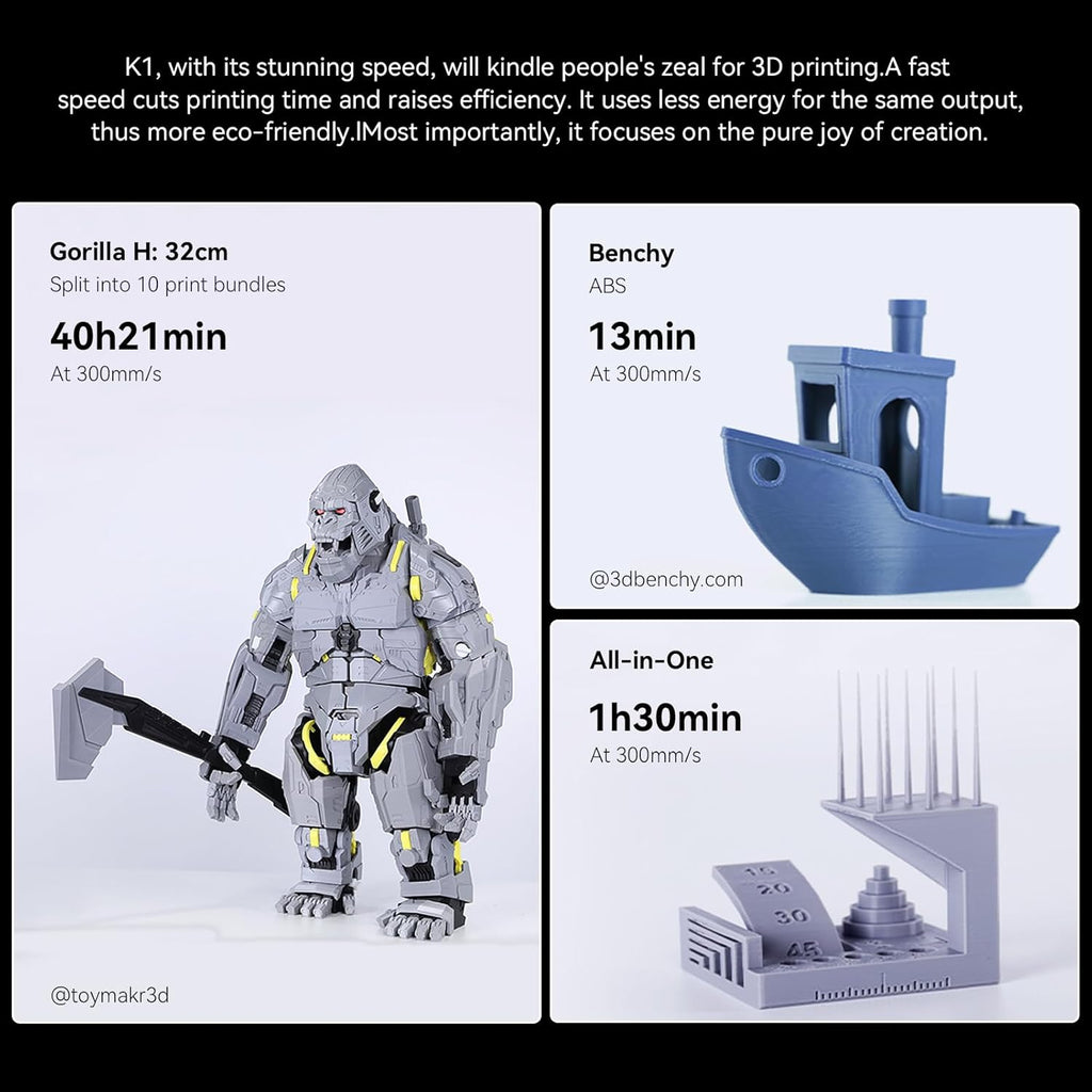 Creality K1 3D Printer Bundle with AI Camera T734200