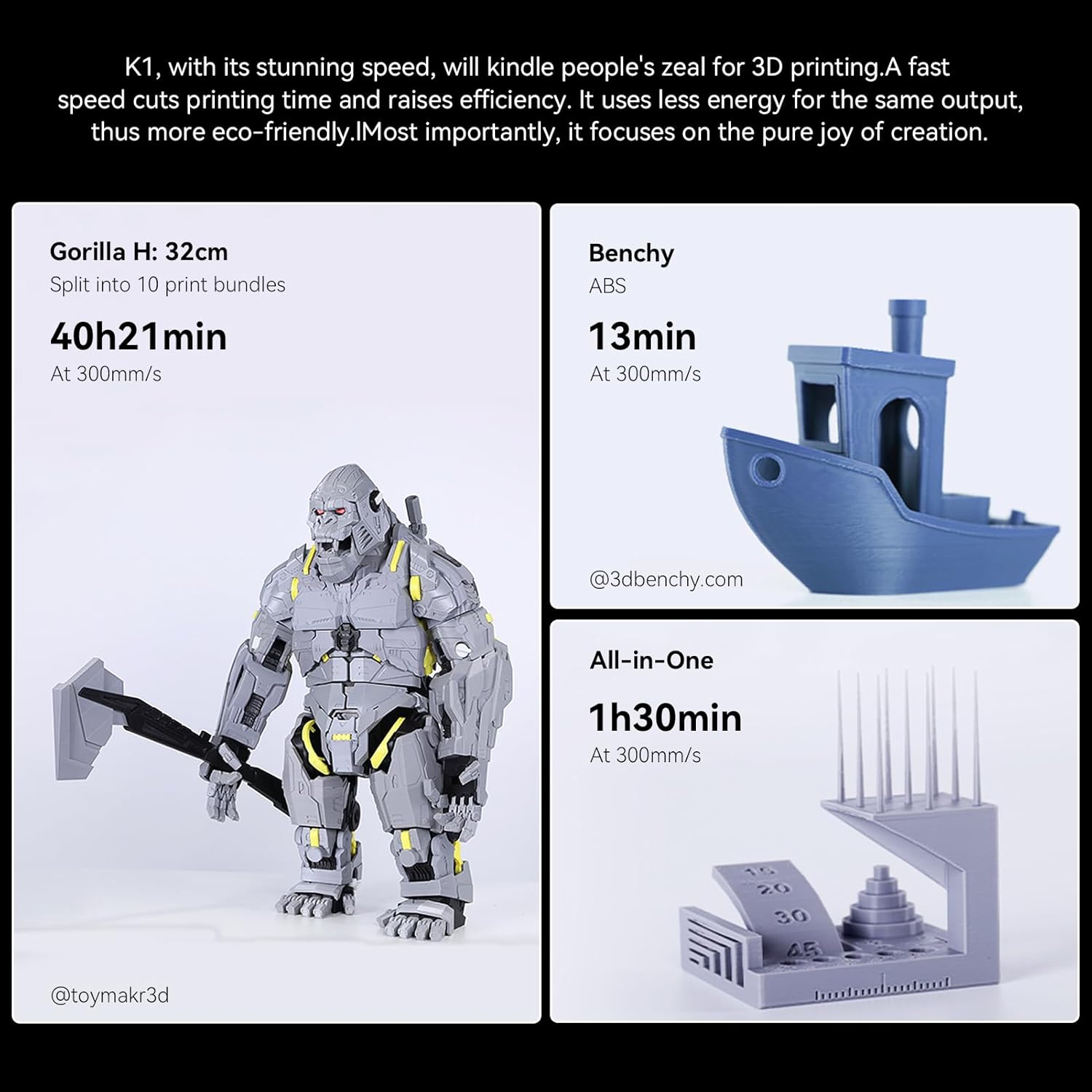 Creality K1 3D Printer Bundle with AI Camera T734200